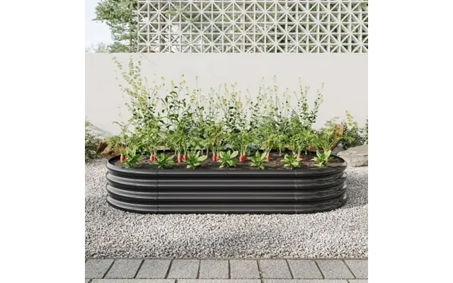 Ace-garden 1-year-warranty 70.86 *35.43 *11.42 Raised Garden Bed Outdoor Oval Large Metal Raised Planter Bed For For Pla product image
