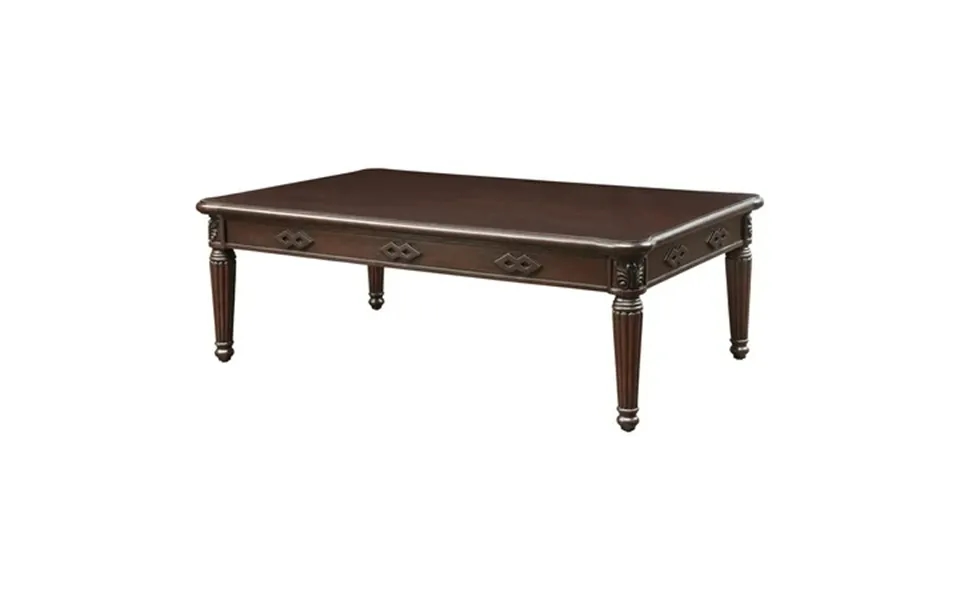 Acme Chateau De Ville Rectangular Coffee Table In Espresso