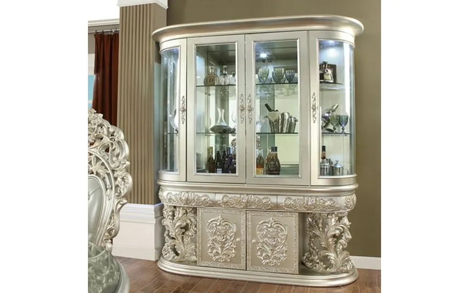 Acme Sandoval Champagne Finish Curio