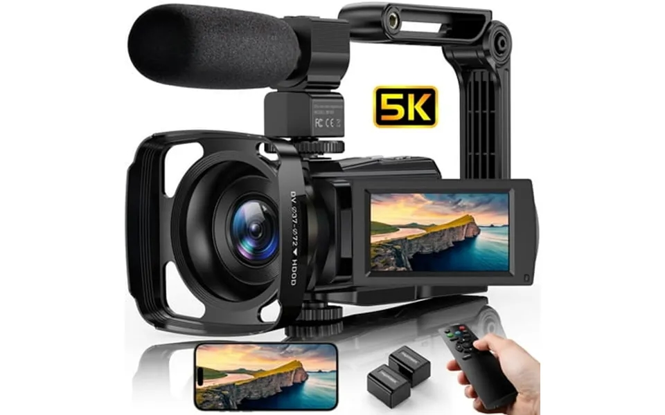 Actitop 5k Hd Video Camera Camcorder 48mp Vlog Camera For Youtube With Ir Night Vision Wifi 3