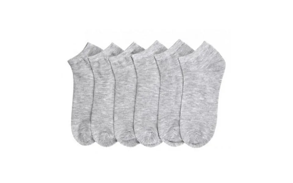 Adult Unisex Lightweight Ankle Socks Grey - Size 9-11