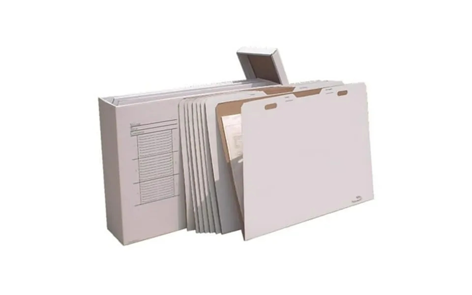 Advanced Organizing Systems 47 W X 12 D X 34 H In. 43 In. Vertical File Box And 8 Folders