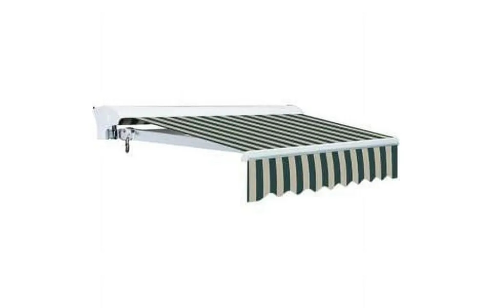 Advaning Luxury Series 12x10 Ft. Electric Retractable Sunshade Awning - Garden Green