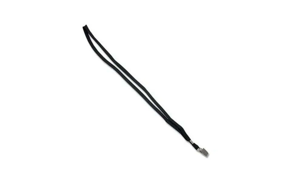 Advantus Deluxe Lanyards Clip Style 36 Long Black 24 Box -avt75401