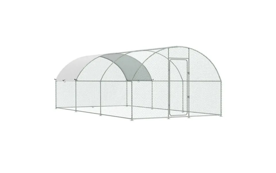 Aecojoy Chicken Coop Run Metal Chicken Playpen For 10 Or More Chickens And Other Poultry 195 Sq