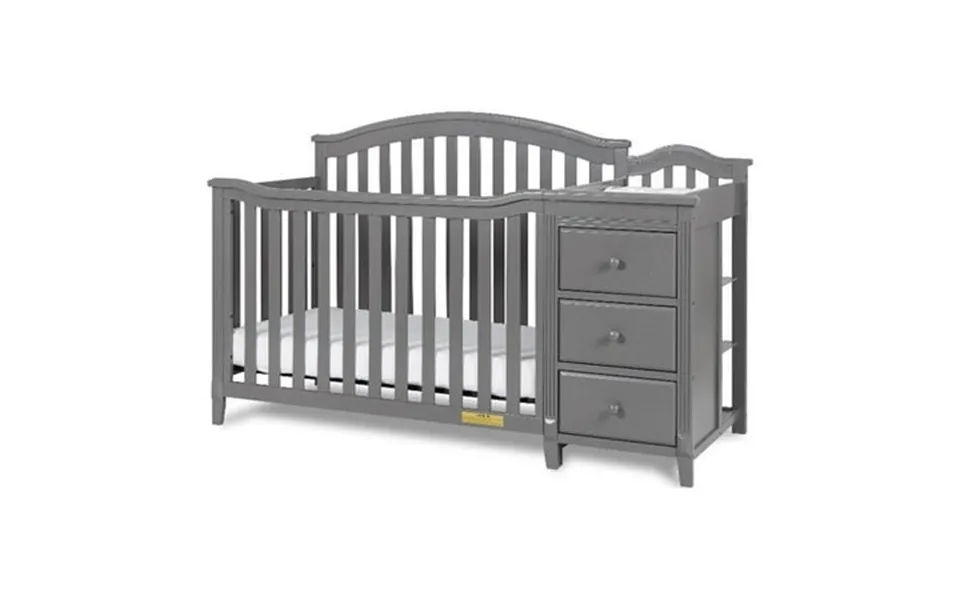 Afg Kali Ii 4-in-1 Convertible Crib And Changer Gray