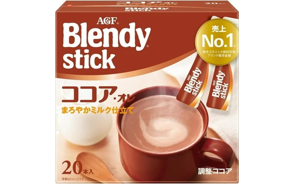 Agf Blendy Sticks Cocoa Milk 20 Stick Made In Japan - Tokyo Sakura Mall