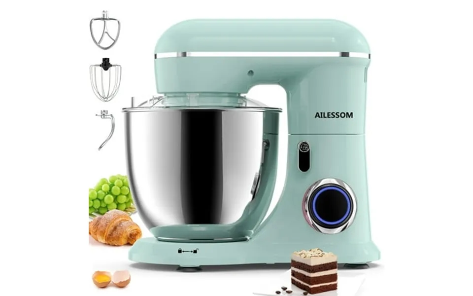 Ailessom New Stand Mixer 6-qt 10-speed Tilt-head Kitchen Electric Mixer With Bowl Dough Hook Beater Whisk For Most Home