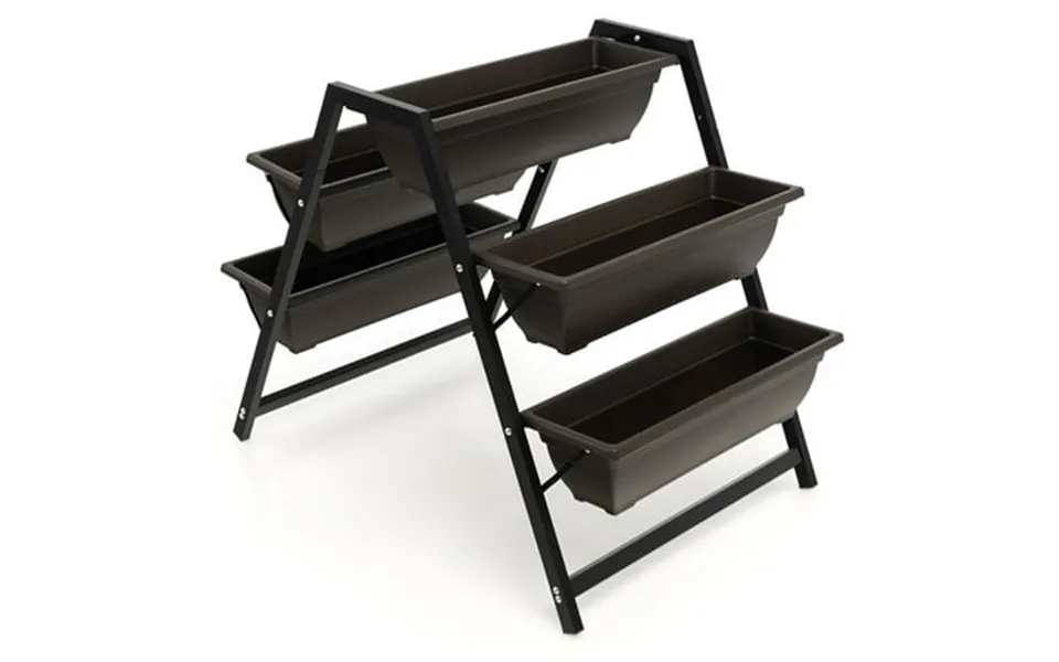 Aimee Lii 3-tier Vertical Raised Garden Bed With 5 Plant Boxes Vertical Garden Planter Outdoor