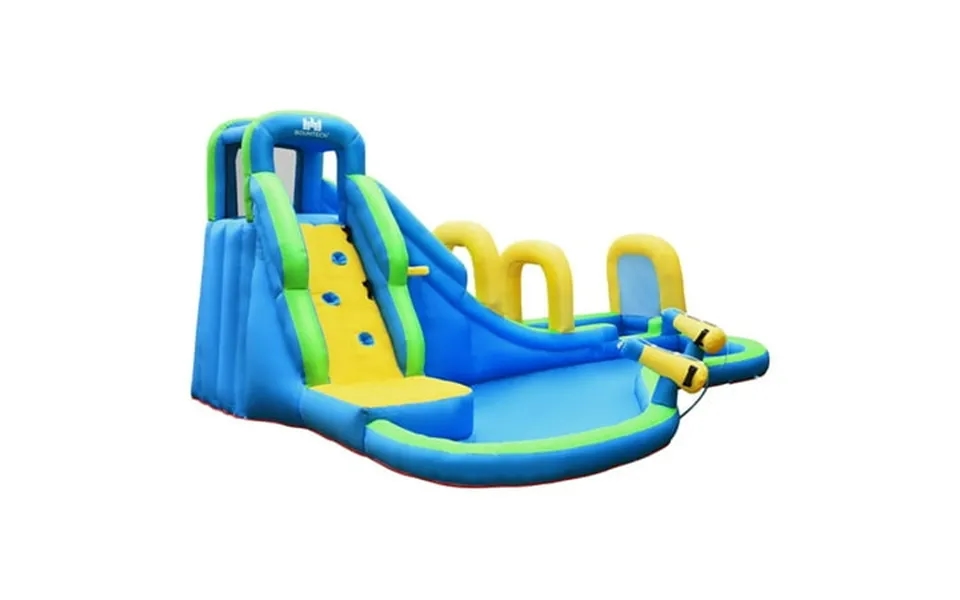 Aimee Lii Inflatable Water Slide Kids Bounce House With Water Cannons And Hose Without Blower Playhouse For Kids Outdoor