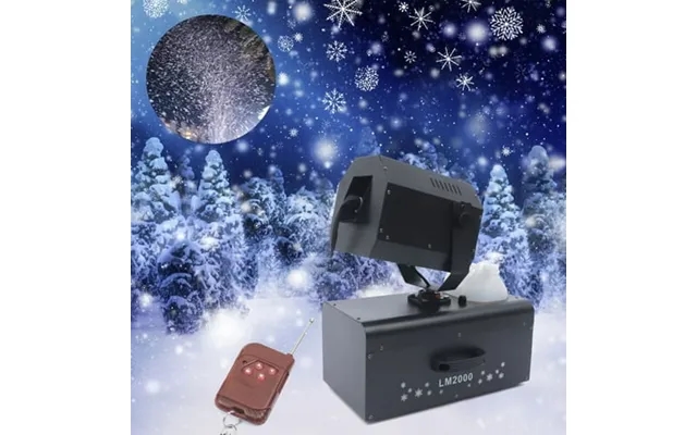 Aiqidi Snowflake Machine 2000w Remote Stage Snowflake Spraying Maker For Dj Parties Christmas Holidays product image