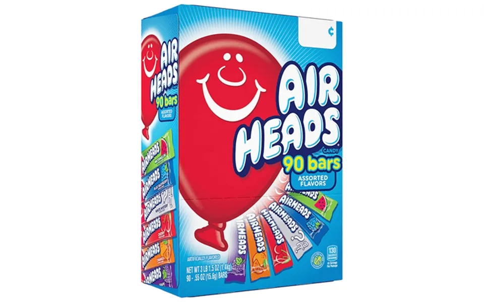 Airheads Bars Chewy Fruit Taffy Candy Variety Pack Back To School For Kids 9
