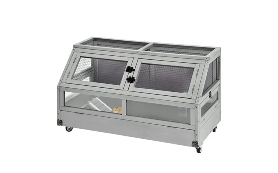 Aivituvin Guinea Pig Cage With Trays Anti-chewing Hamster House Indoor Small Animal Cages