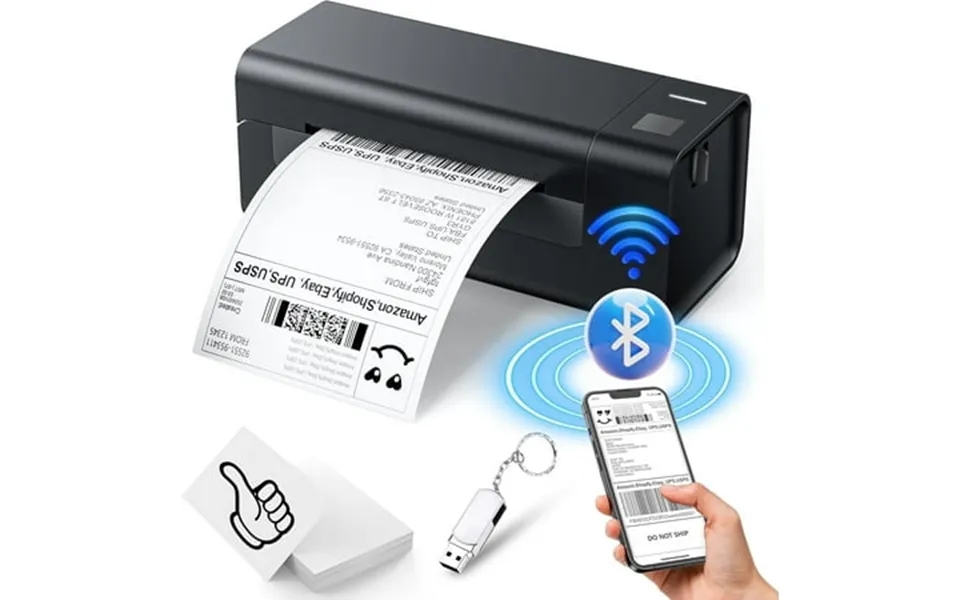 Aixiqee Bluetooth Thermal Label Printer - 4x6 300mm S Usb Serial Bt