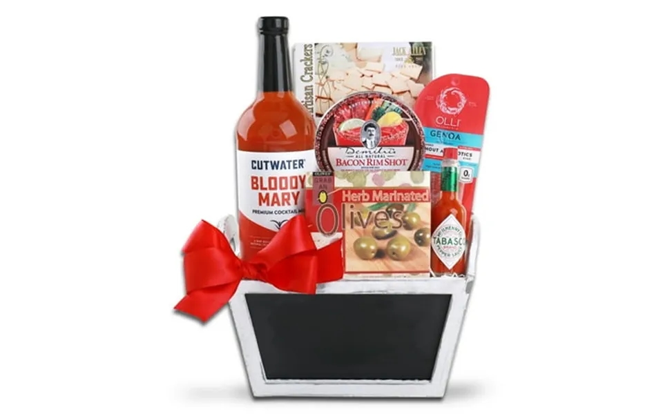 Alder Creek Gift Baskets Bloody Mary Crate 7 Items Per Gift