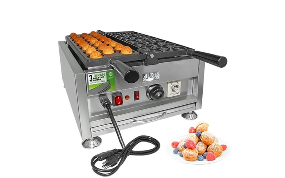Aldkitchen Walnut-shape Waffle Maker Stuffed Waffle Iron 23 Nut Waffles 110v