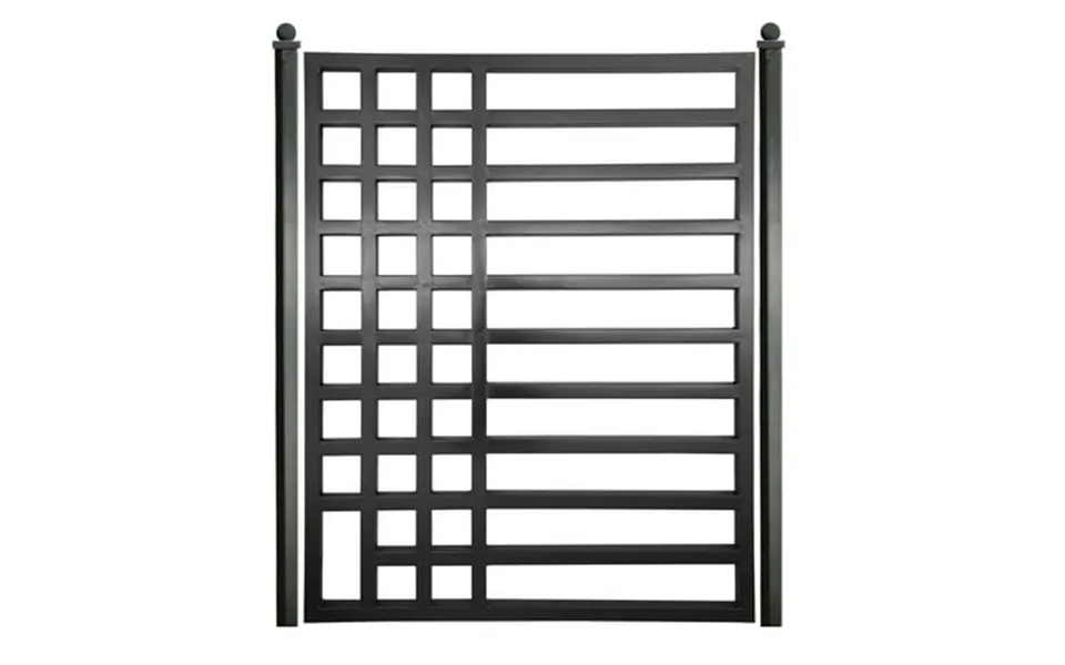 Aleko Yard Garden Modern Kyiv Style Steel Pedestrian Gate 5 X 4