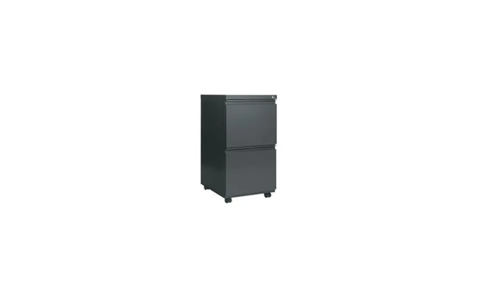 Alera 2 Drawers Vertical Lockable Filing Cabinet Charcoal
