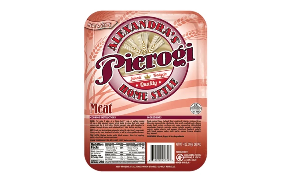 Alexandra S Meat Pierogis 14 Oz. Pack Of 6 72 Pierogis Total
