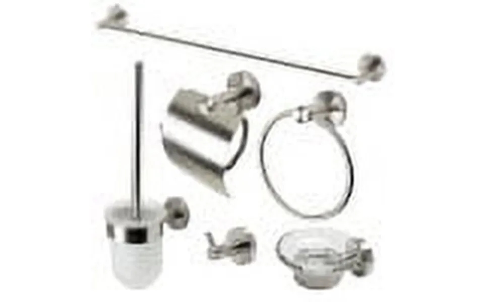 Alfi Brand Ab9513-bn Brushed Nickel 6 Piece Matching Bathroom Accessory Set