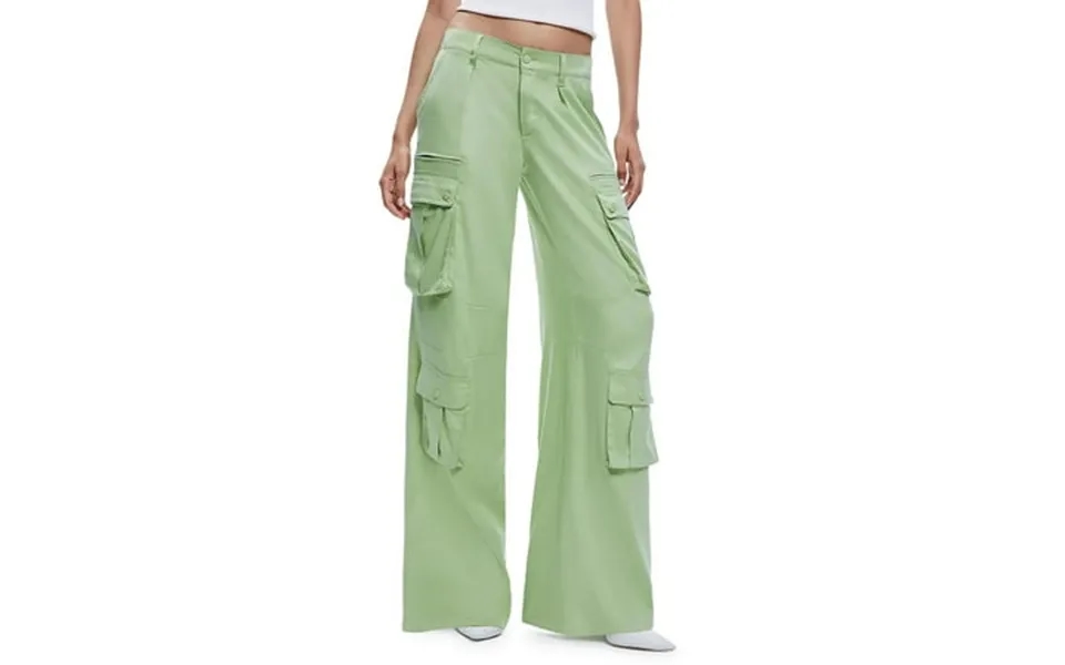 Alice And Olivia Womens Cargo Wide Leg Cargo Pants
