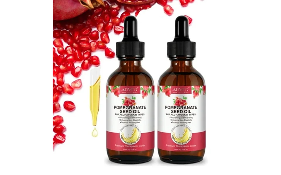 Aliver Pomegranate Seed Oil Pure Unrefined Cold Pressed For Essential Oils Rejuvenates Hair Promotes Skin Elasticity 4 O
