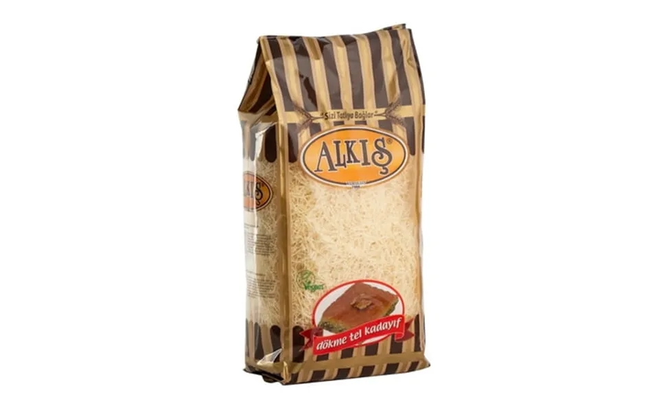 Alkis Kadayif Dessert 1.1 Lb - Traditional Handmade Turkish Shredded Dough Dessert