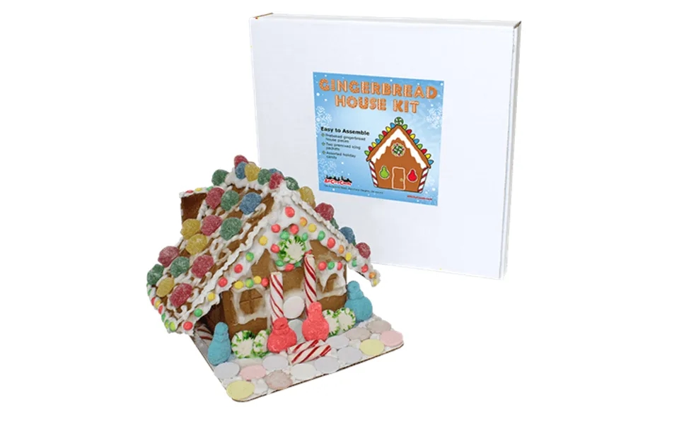 All City Candy Deluxe Gingerbread House Kit Includes Gingerbread House Two 2oz