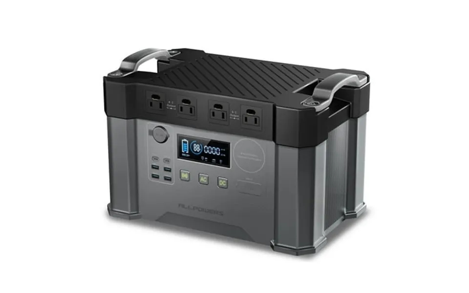 Allpowers S2000 Portable Power Station 2000w 1500wh Capacity Mppt Solar Generator Backup Battery Power Supply With 4 Ac