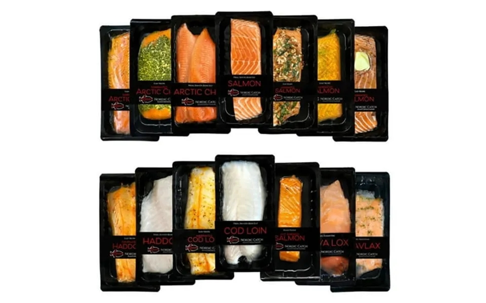 Almost All Of Iceland 8lb Fresh Seafood Bundle - Nordic Catch Never Frozen From Iceland