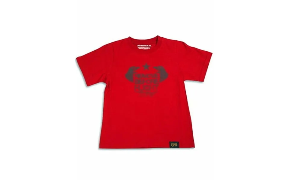Alpha Industries - Big Boys Short Sleeve T-shirt 29422-8 Red