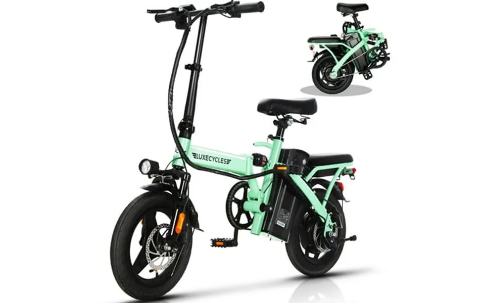 Alpha Joy Foldable Electric Bike For Adults 14 Rated 350w Peak 500w Ebike 48v 13ah Ul2849