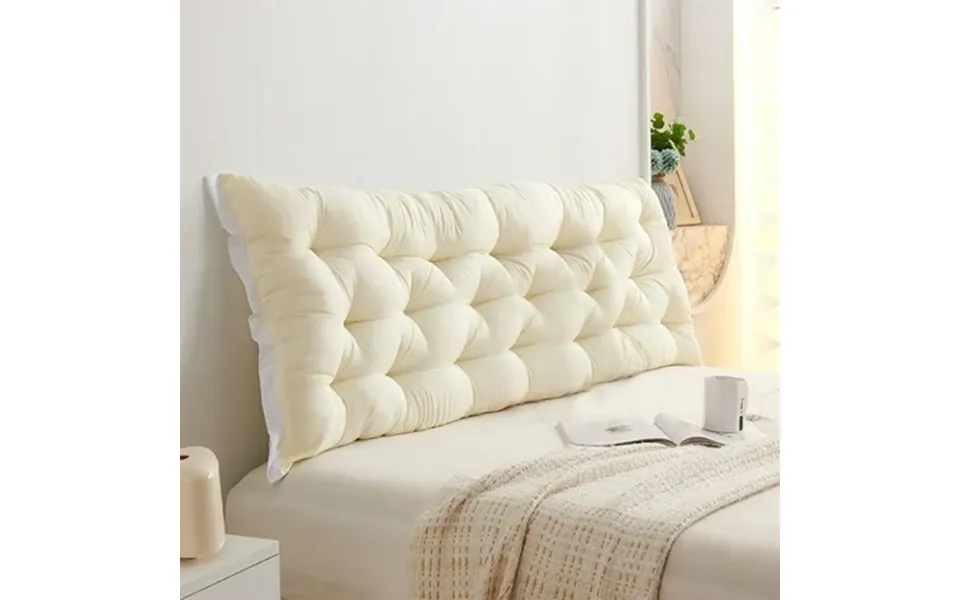 Amacok Thickened Wedge Pillow Headboard Body Positioner Reading Pillow Bed Bolster Pillow For Sitting In Bedwith Removab