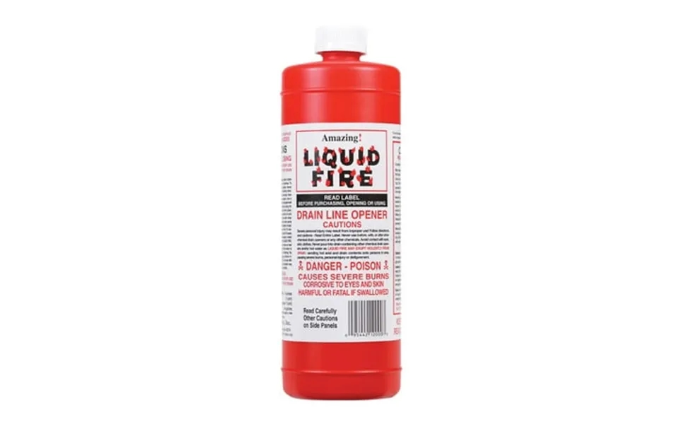 Amazing Liquid Fire Drain Line Opener Cleaner 32oz
