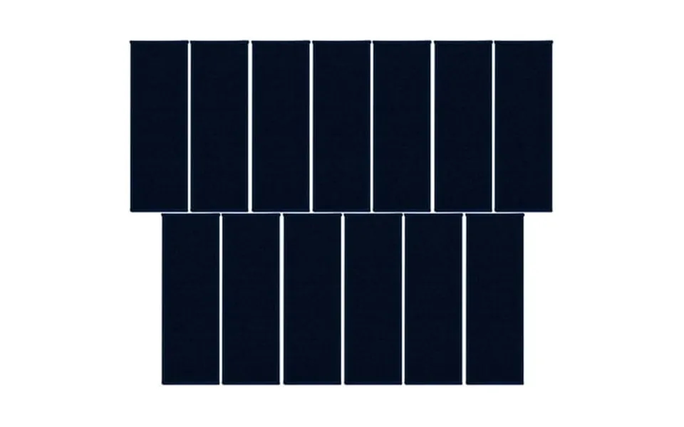Ambiant Saturn Collection Pet Friendly Area Rugs Navy - 8 X 24 Stair Treads Set Of 13