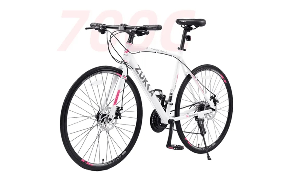 Ambifirner Road Hybrid Bike Urban City Commuter Bicycle With Disc Brake For Men Comfortable Bicycle 700c Wheels 24 Speed