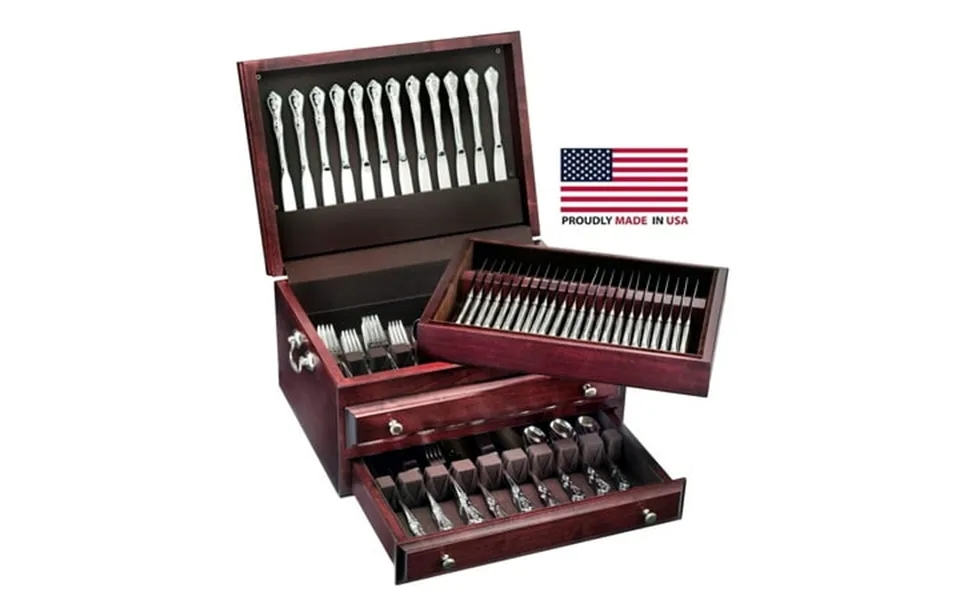 American Chest F05m Presidential Super 1 Drawer With Lift-out Knife Tray Flatware Chest