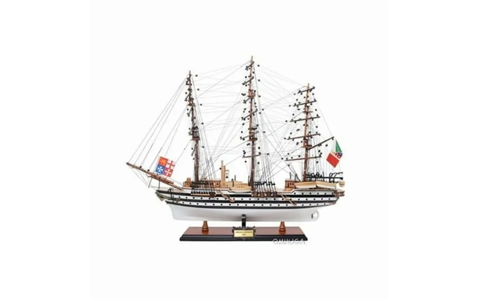 Amerigo Vespucci Painted Medium Ship
