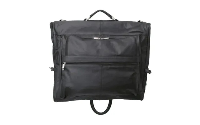 Amerileather Leather 3-suit Garment Bag In Black Color product image