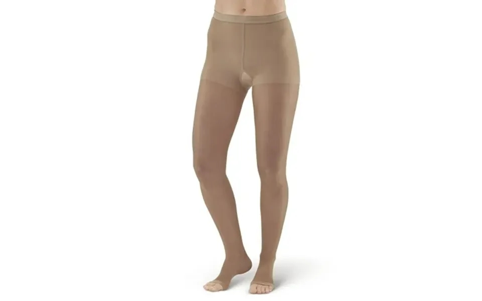 Ames Walker Aw Style 33 Sheer Support 20-30 Mmhg Firm Compression Closed Toe Pantyhose Nude Medium