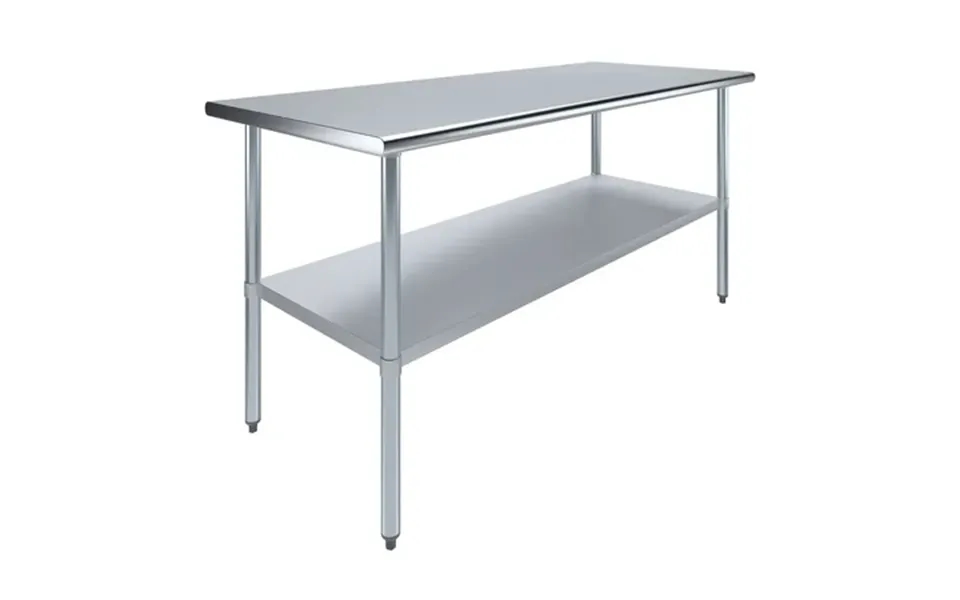 Amgood 30 In. X 72 In. Stainless Steel Table Metal Utility Kitchen Prep Work Table Nsf