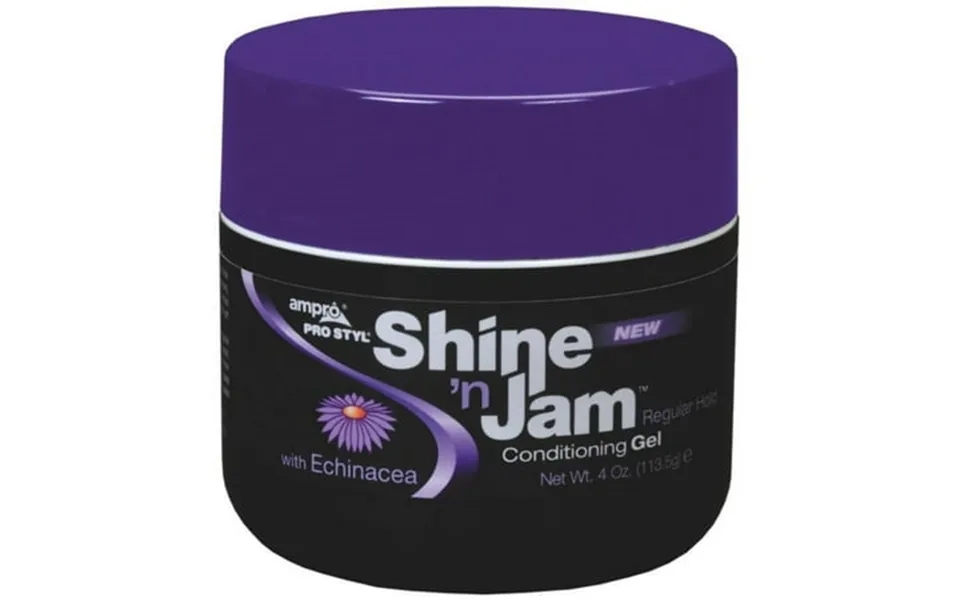Ampro Shine N Jam Conditioning Gel Regular Hold 4 Oz Pack Of 4