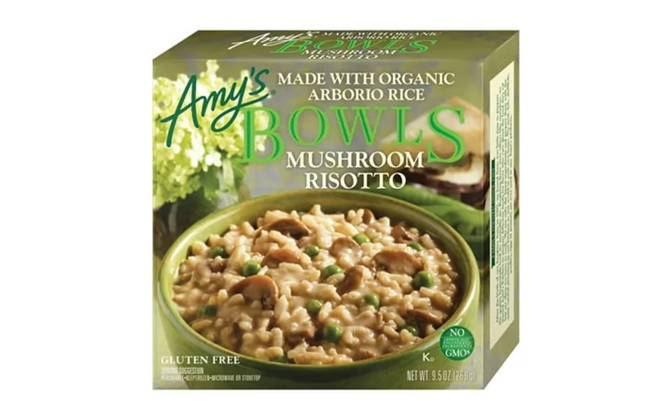 Amys Organic Mushroom Risotto Bowl 9.5 Ounce -- 12 Per Case.