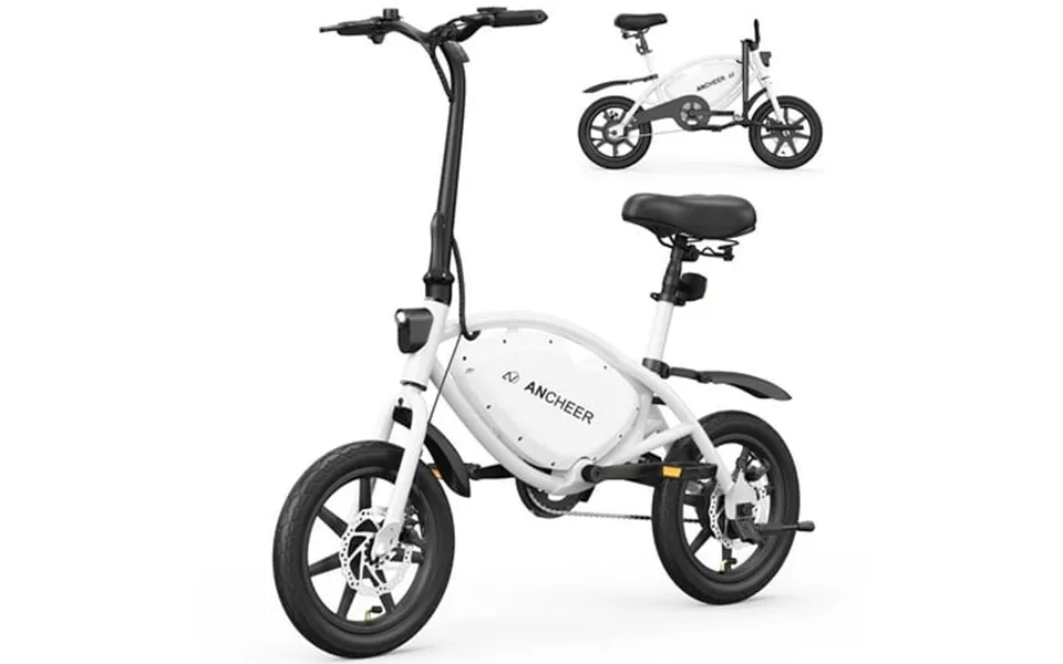 Ancheer 14 Foldable Electric Bike For Adults Peak 500w Electric Bicycles 48v 374wh City Commuter Cruiser Ebikes 20mph Co