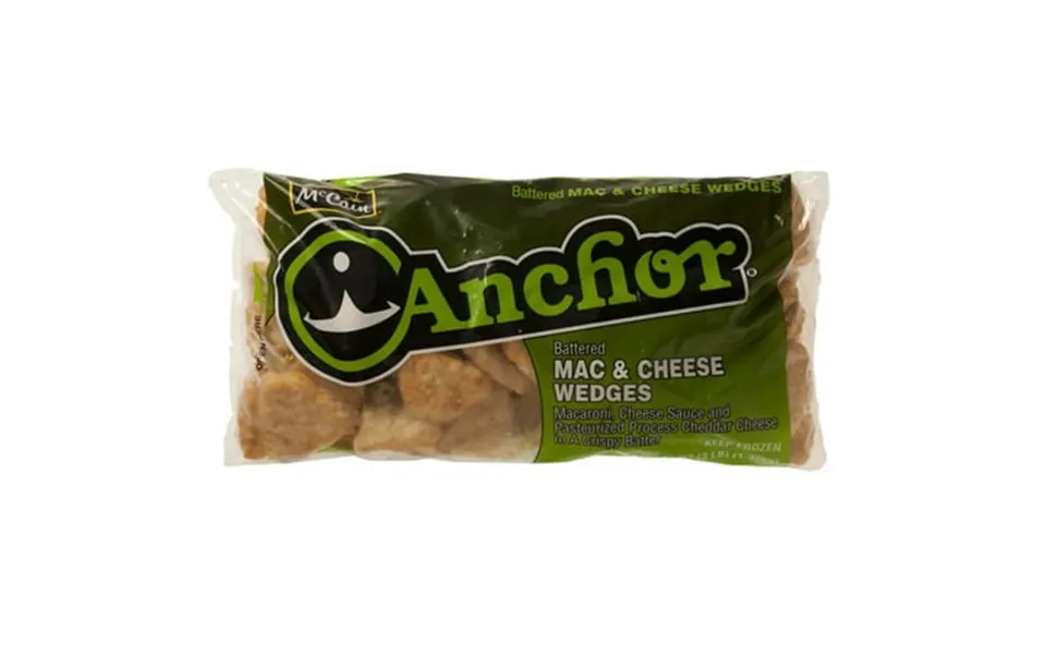 Anchor Battered Mac And Cheese Wedges 3 Lb Pack Of 6