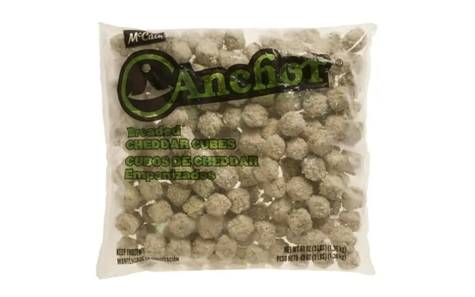 Anchor Breaded Cheddar Cubes 3 Lb 6 Count