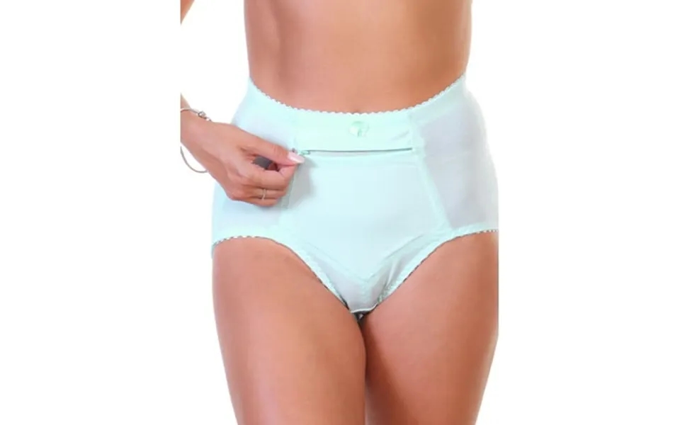 Angelina Cotton High Waist Girdle With Zippered Pockets 6 Or 12 Pack