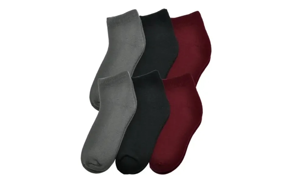 Angelina Unisex French Terry Quarter Socks 6-pairs