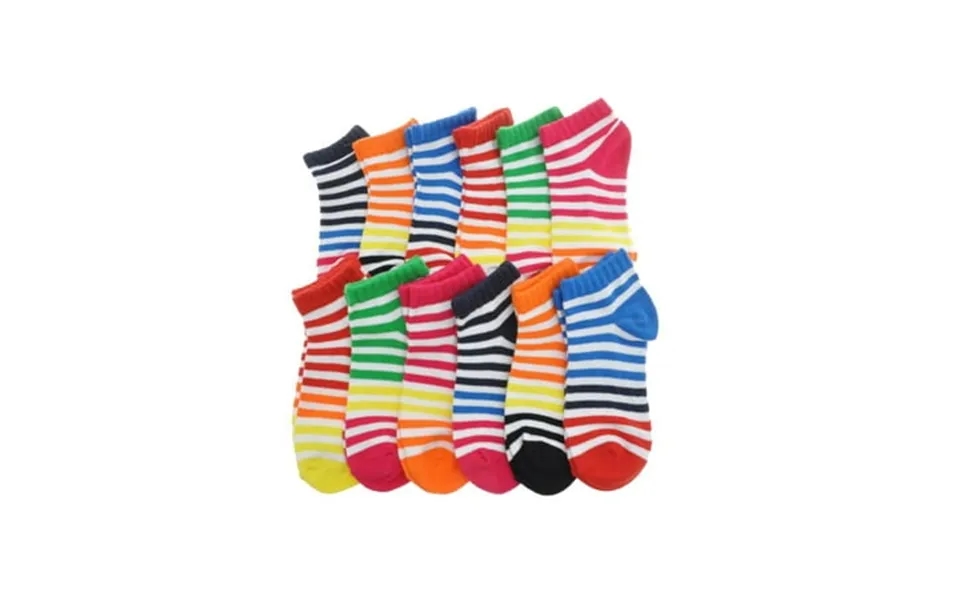 Angelina Unisex Low Cut Trainer Socks 12-pairs