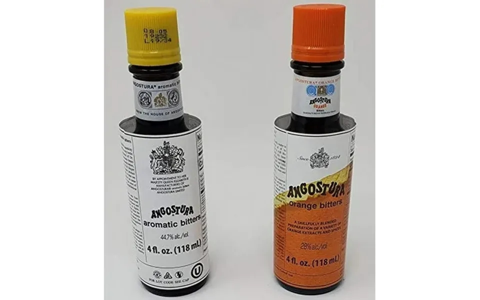 Angostura Aromatic Bitters And Orange Bitters 4 Fl. Oz. Set.